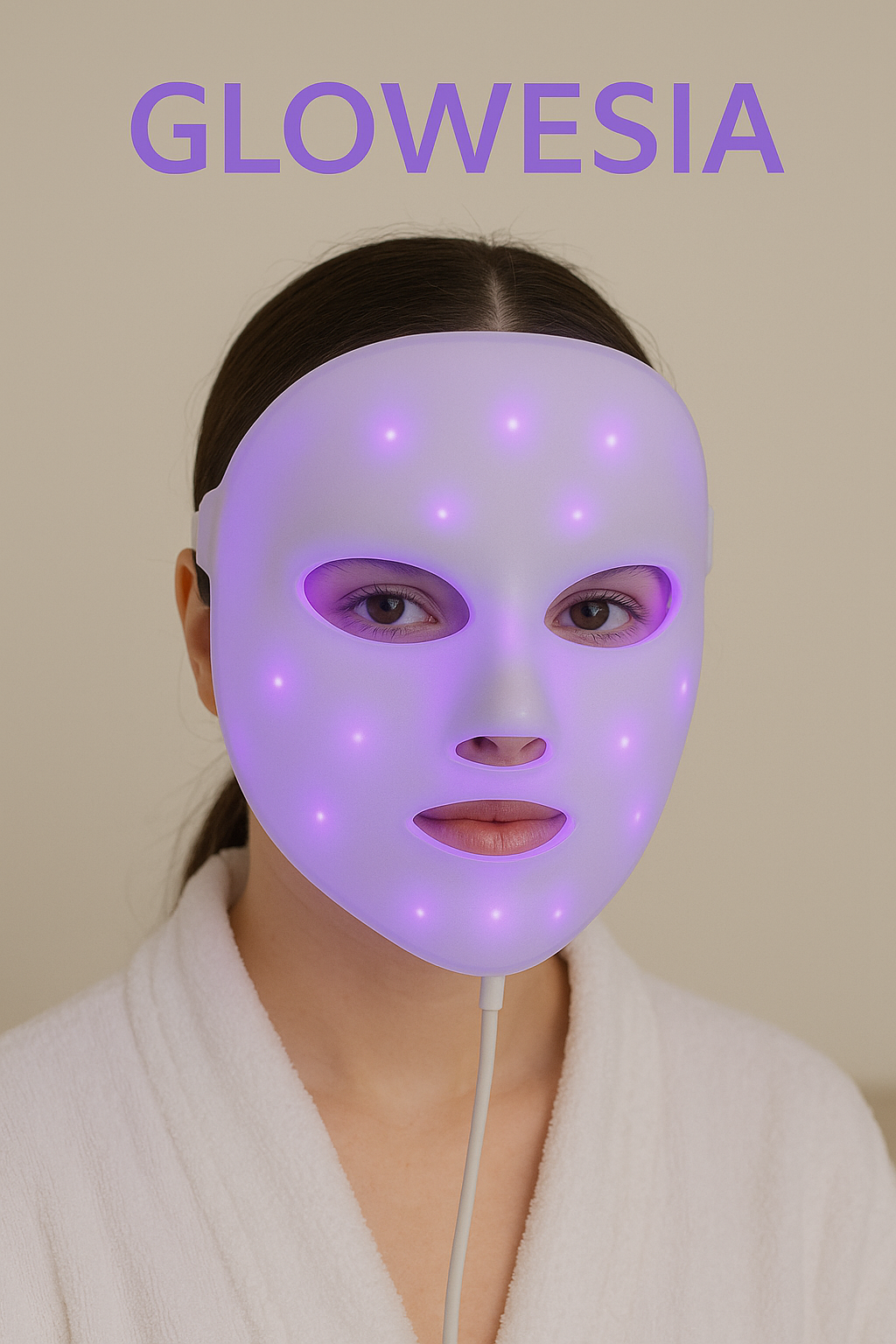 Glowesia™ 7-Color LED Therapy Mask – For Face & Neck