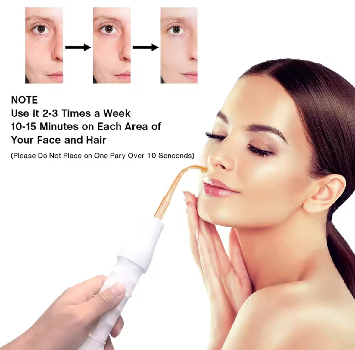 High Frequency Facial Wand β Anti-Acne & Skin Tightening Device