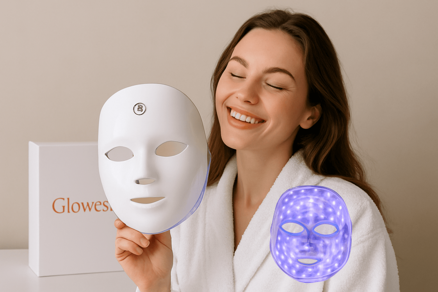 Glowesia™ LED Light Therapy Mask – Rejuvenate Face