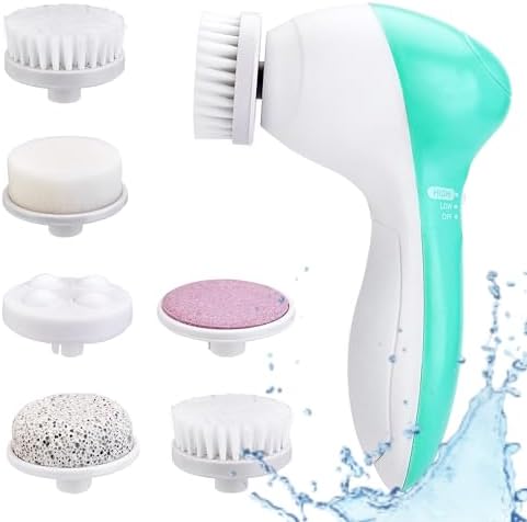 7-in-1 Electric Facial Cleansing Brush – Deep Clean, Exfoliate & Glow