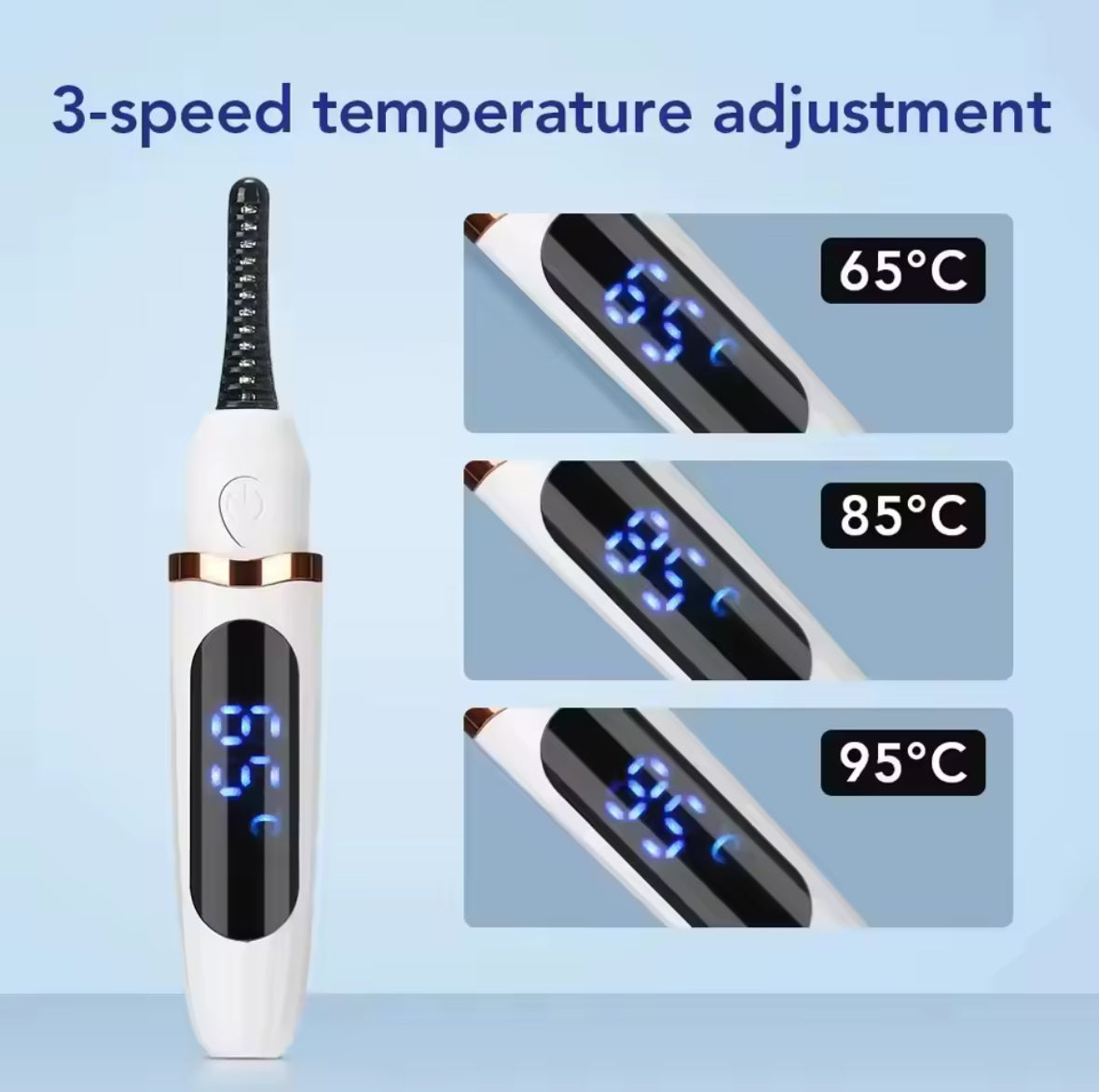 Electric Heated Eyelash Curler – Long-Lasting Lift in Seconds