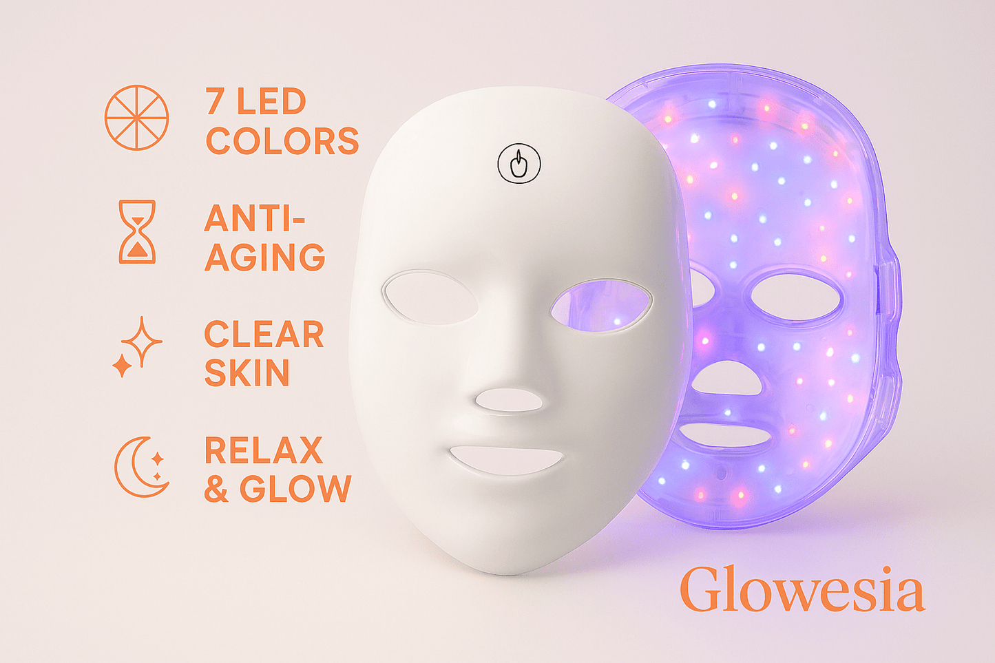 Glowesia™ LED Light Therapy Mask – Rejuvenate Face